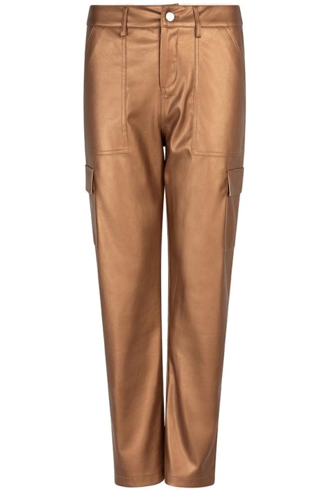 EsQualo trousers cargo vegan leather