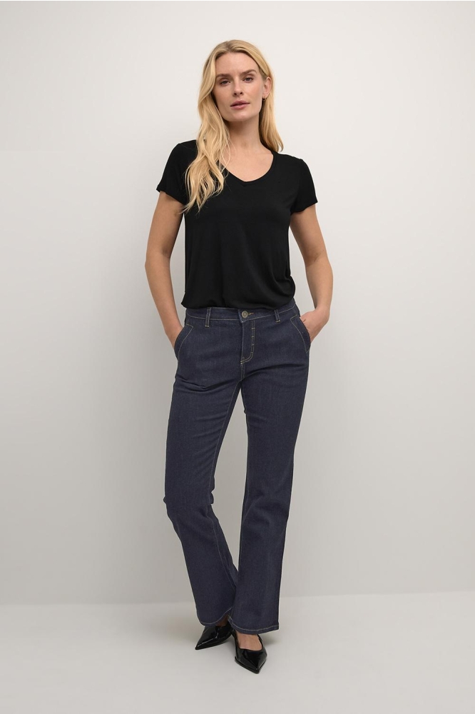 CUFLARA AMI FLARE JEANS ANNIE 50110856 500119 RINSE WASH