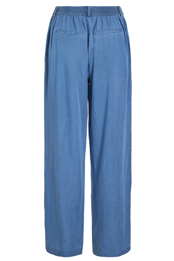 VIBISTA HW WIDE PANTS - NOOS 14107056 MEDIUM BLUE DENIM