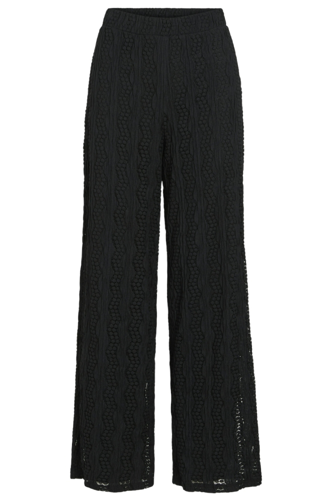 VILUMENA HW WIDE PANTS 14103894 BLACK BEAUTY