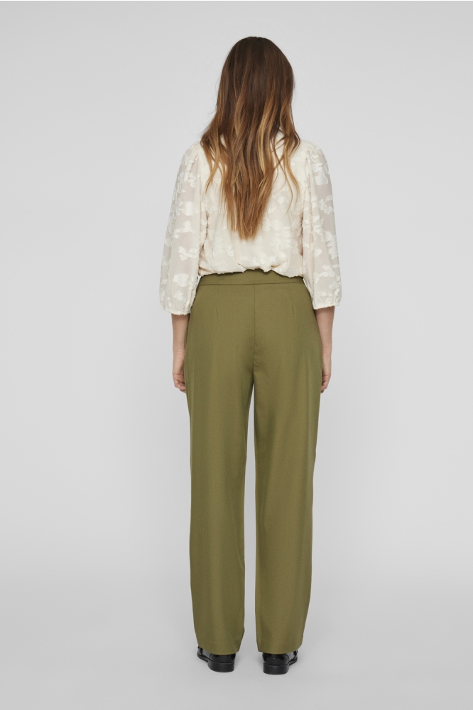 VIELINA HW BUTTON REGULAR FIT PANTS 14104682 Capulet Olive