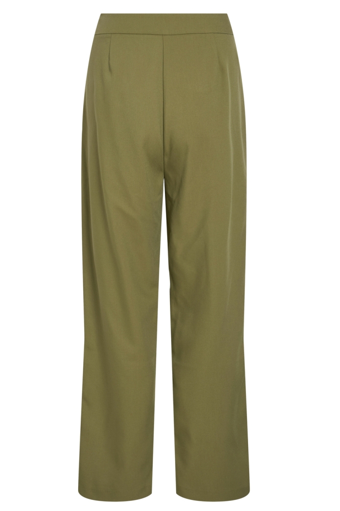 VIELINA HW BUTTON REGULAR FIT PANTS 14104682 Capulet Olive