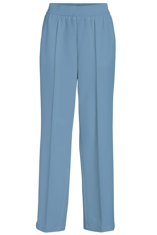 VIWINNIE AYA WIDE HW ELASTIC PANTS/ 14089565 BLISSFUL BLUE