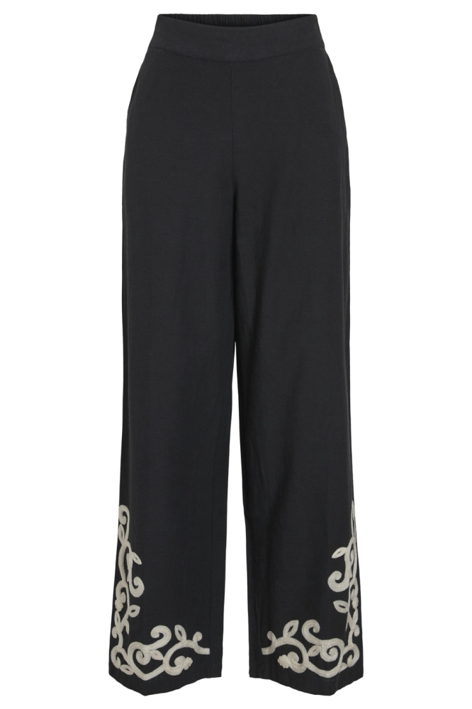 VIPOLENE HW PANTS 14104029 BLACK BEAUTY