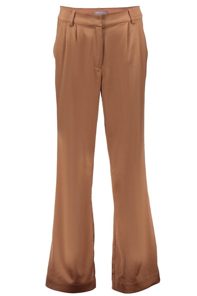 SATIJNEN PALAZZO PANTALON 41590 21 Bronze