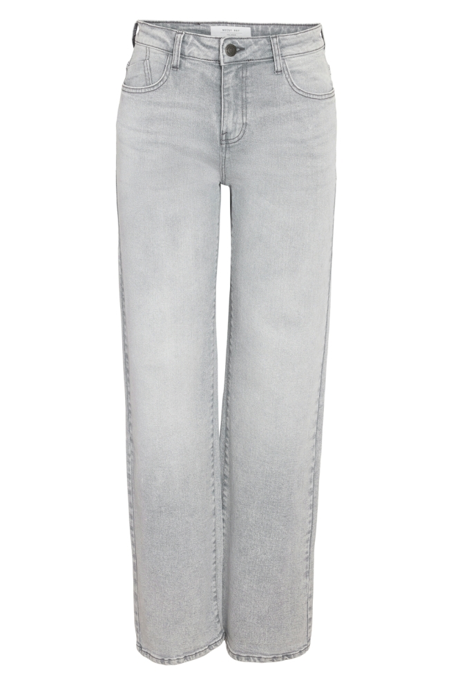 NMYOLANDA NW WIDE JEANS 27030830 Light Grey Denim