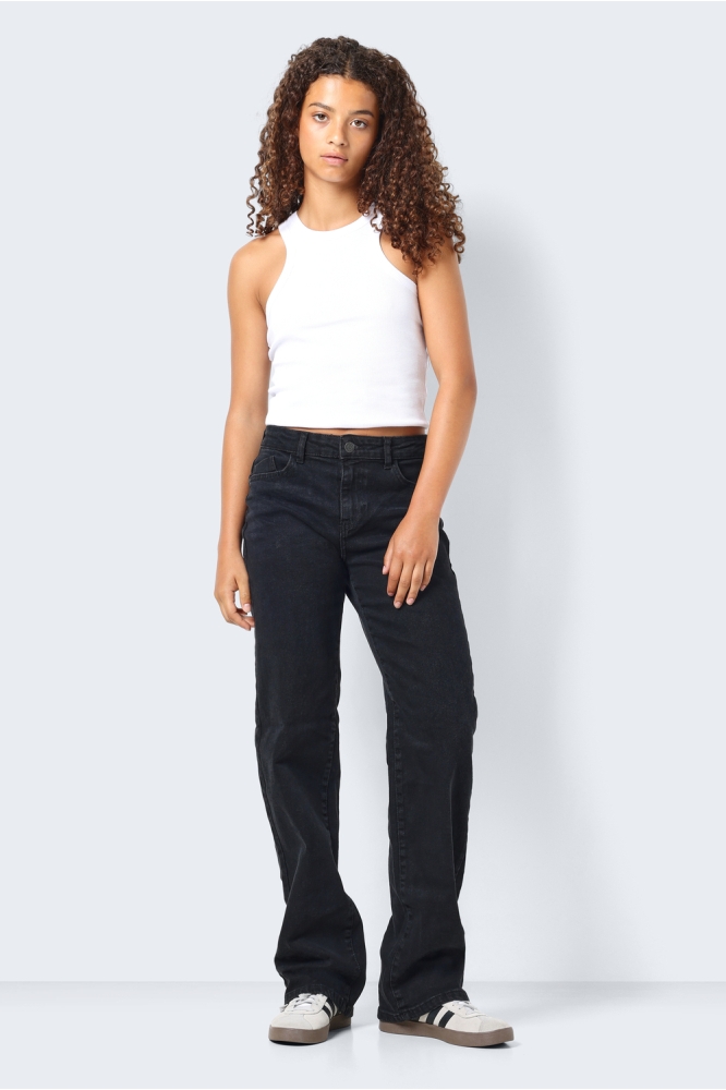 NMYOLANDA NW WIDE JEANS BLACK 27029317 Black Denim