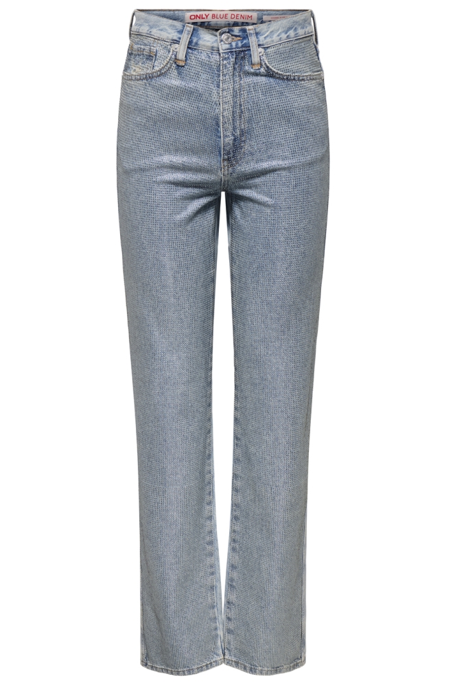 ONLHOLLYWOOD-RILEY CRYS HW S RED DN 15341019 Light Blue Denim