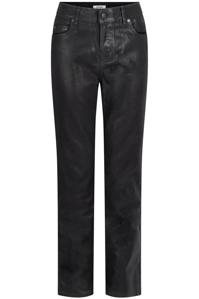 MIRELLE COATED FLAIR JEANS 244 0000/100 BLACK/DENIM