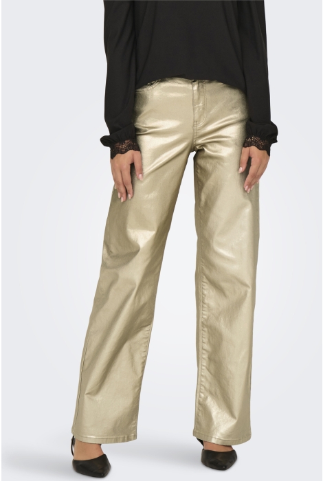 Only onljuicy-viv hw w metal coated pant