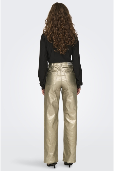 Only onljuicy-viv hw w metal coated pant