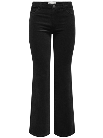 Jacqueline de Yong Broek JDYSALONE MW FLARED CORD. PANT PNT 15330394 BLACK