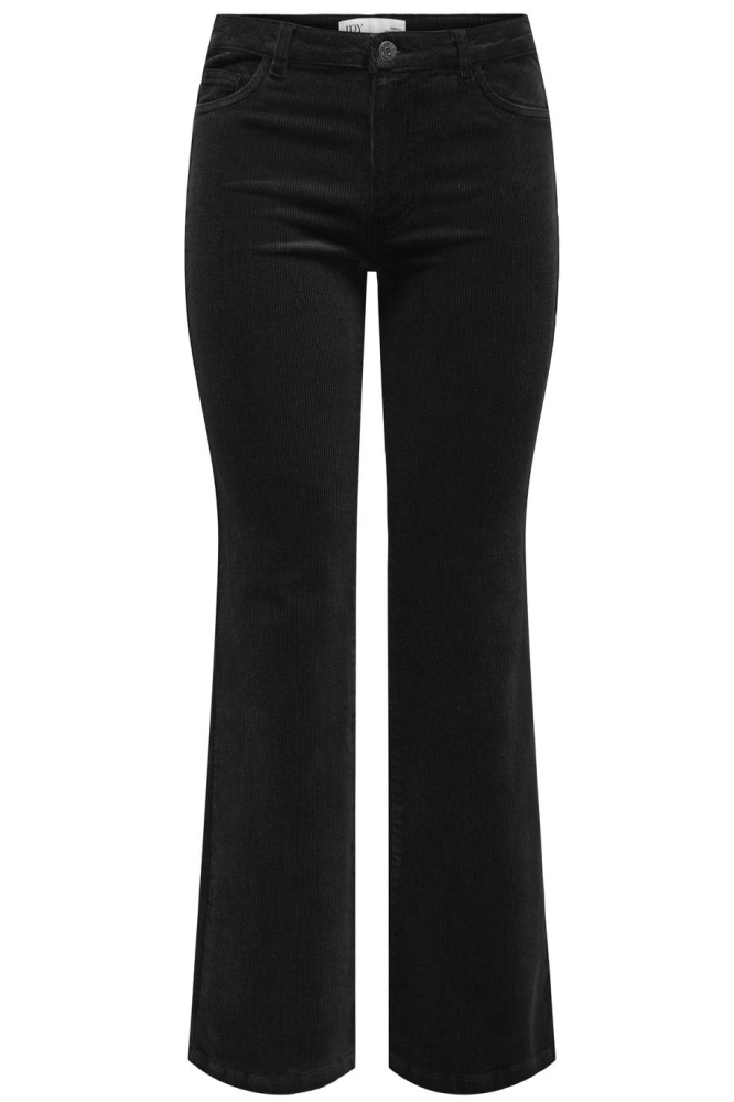 JDYSALONE MW FLARED CORD. PANT PNT 15330394 BLACK