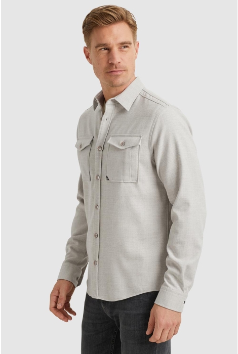 Vanguard long sleeve shirt melange twill ne