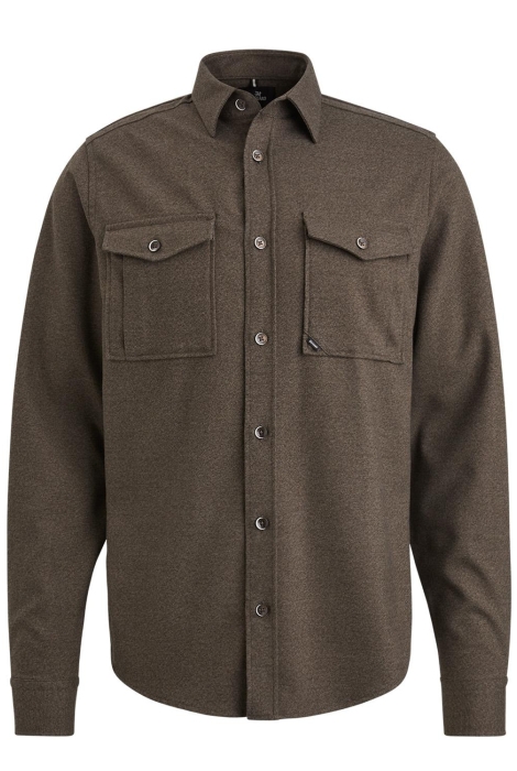 Vanguard long sleeve shirt melange twill ne