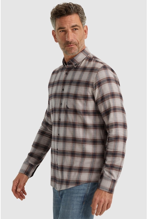 Vanguard long sleeve shirt check viscose co