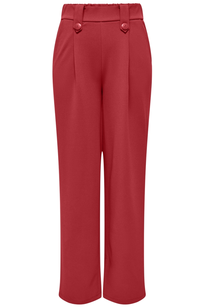 ONLSANIA BUTTON PANT JRS 15273492 Mars Red