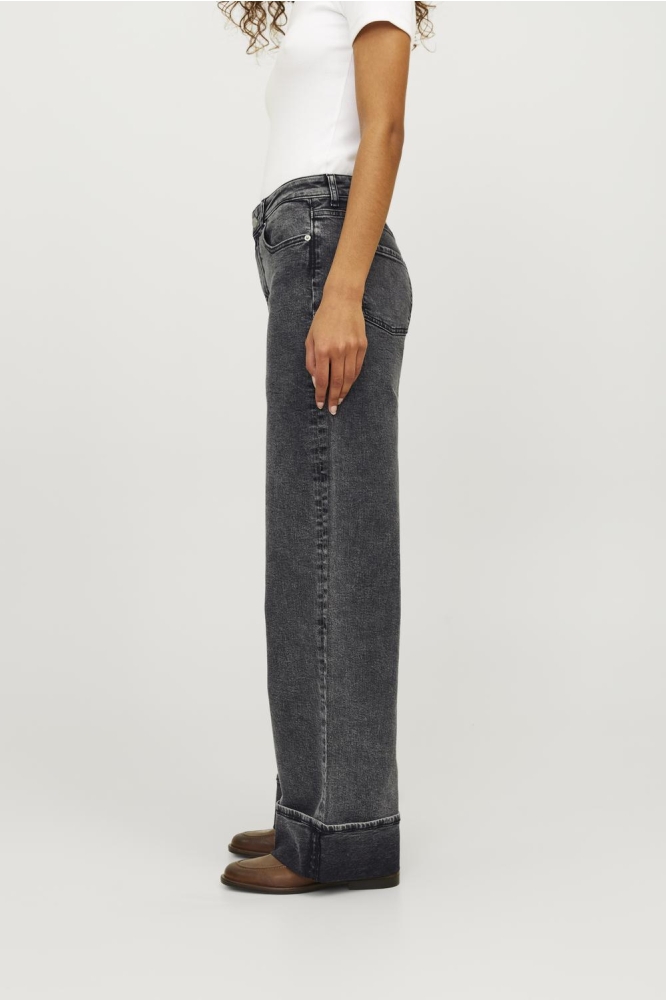 JXTOKYO WIDE FOLD HW JEANS DNM LN 12260688 Grey Denim