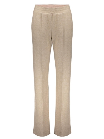 Geisha Broek GEWEVEN PANTALON MET ELASTISCHE TAILLEBAND 41920 60 Sand