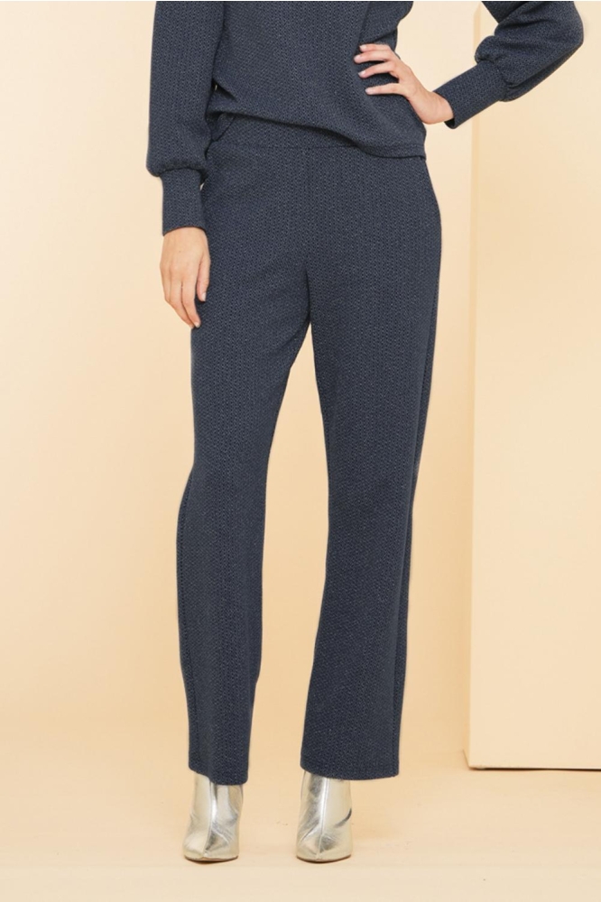 PANTALON MET LUREX 41936 20 Navy/Gold combi