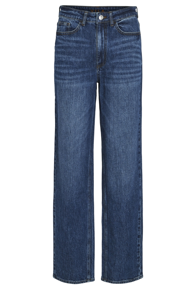 VIKELLY JAF HW STRAIGHT JEANS-NOOS 14084730 MEDIUM BLUE DENIM