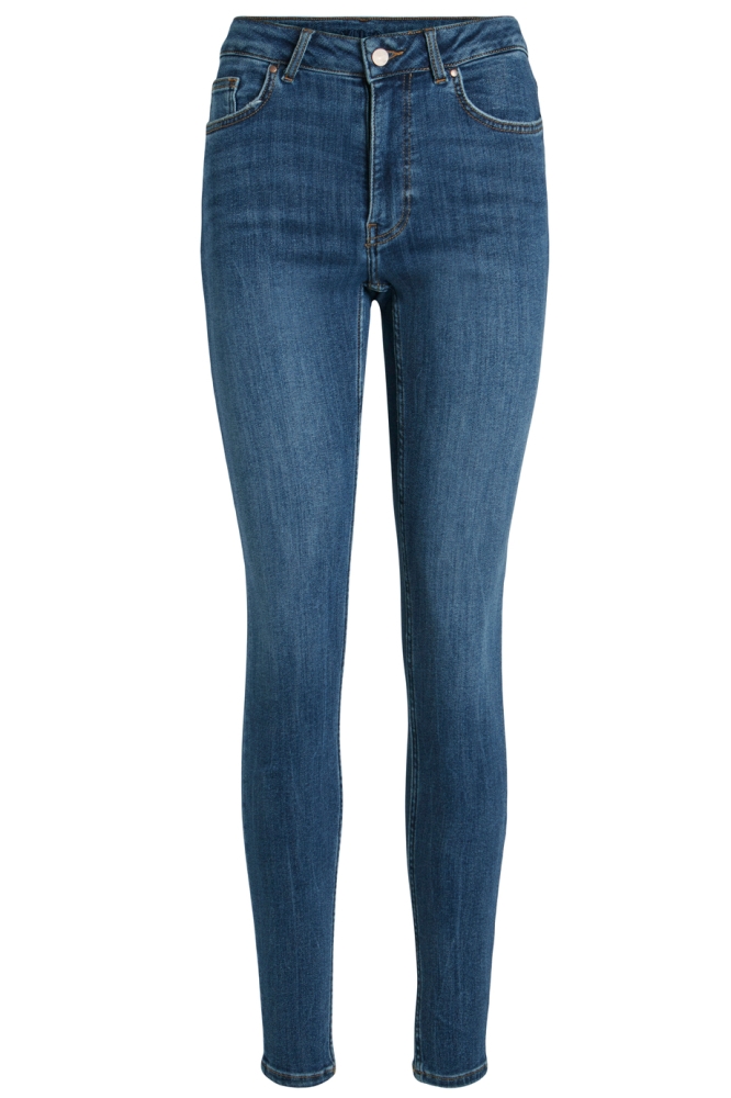 VISARAH WU02 RW SKINNY JEANS - NOOS 14082132 MEDIUM BLUE DENIM