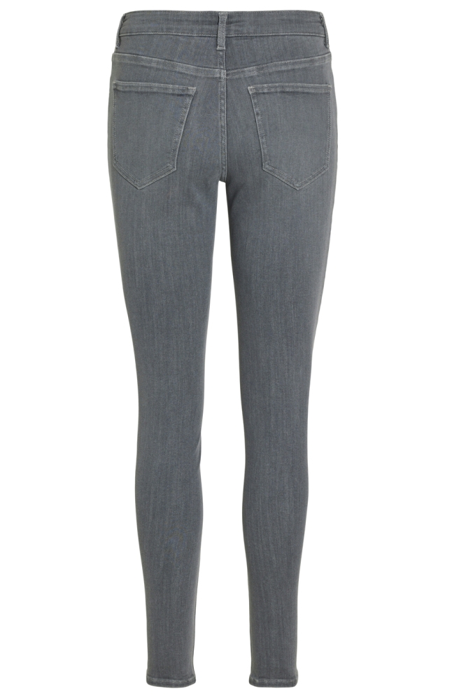 VISARAH RW SKINNY JEANS LGD BUB235 14102669 LIGHT GREY DENIM