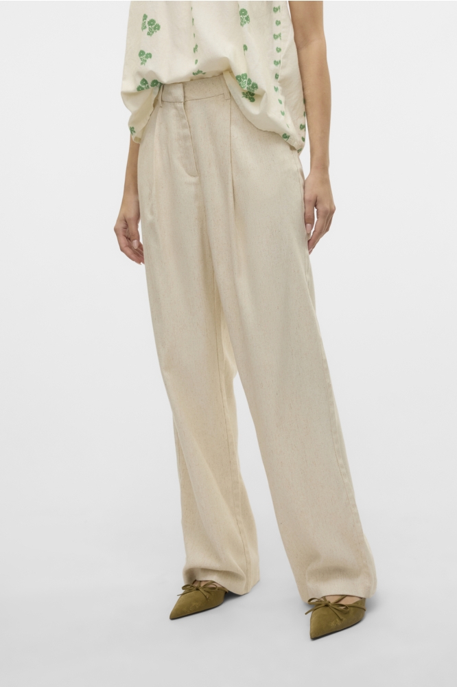 VMSOFFIE HW WIDE PANT 10324711 BIRCH