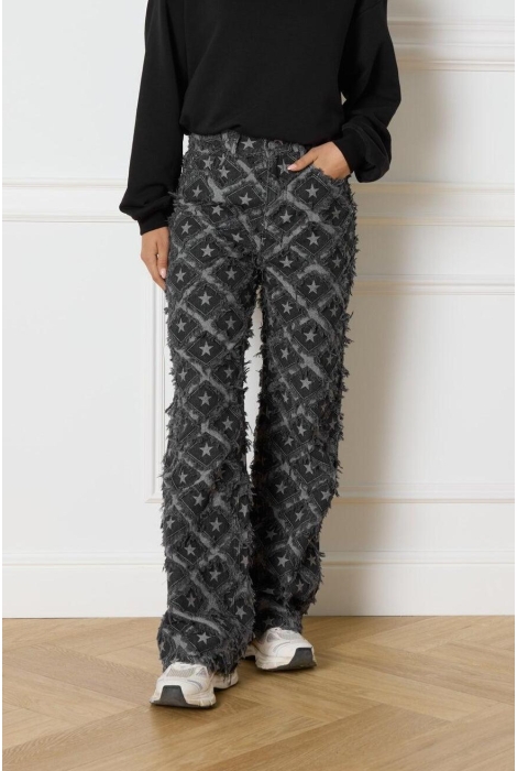 Refined Department ladies woven star jeans