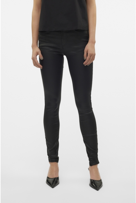 Vero Moda vmflash mr skinny coated pants noos