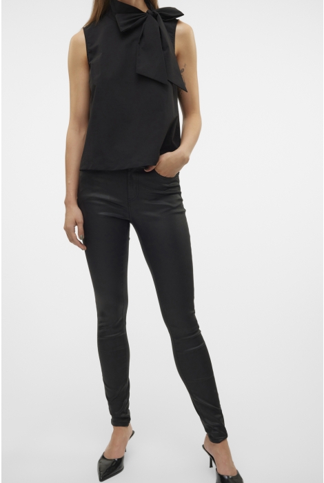 Vero Moda vmflash mr skinny coated pants noos