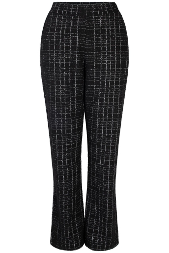 Zoso Broek NELLY JAQUARD PANT 245 0000 BLACK