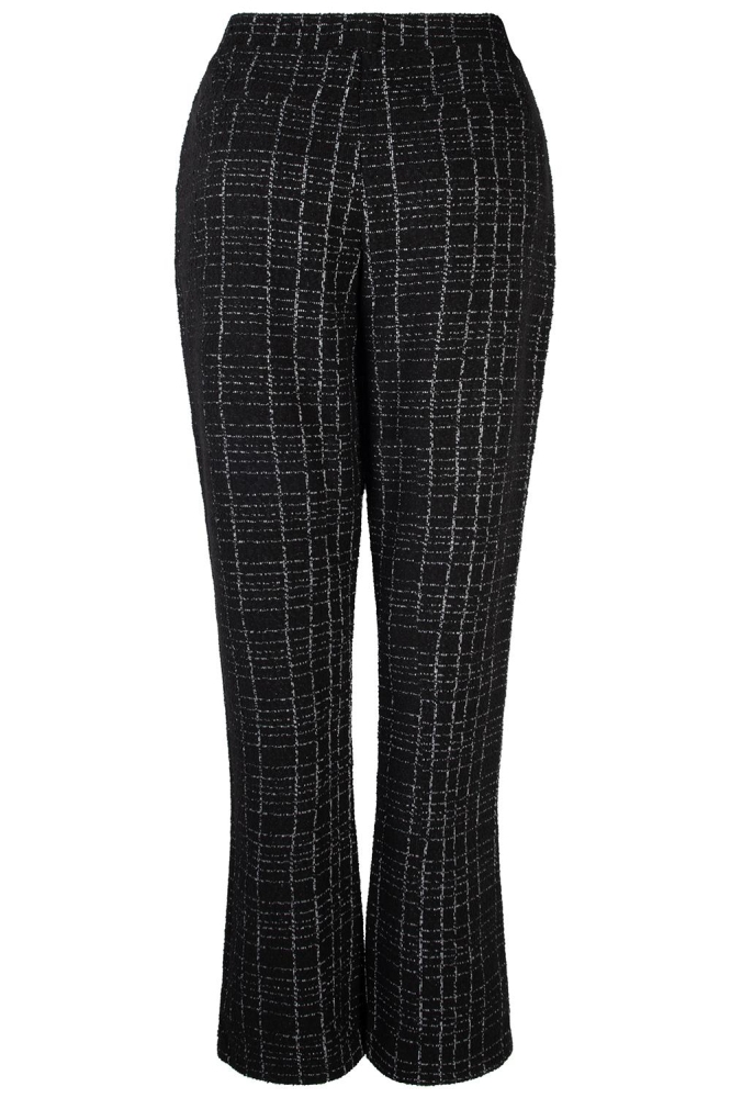 NELLY JAQUARD PANT 245 0000 BLACK