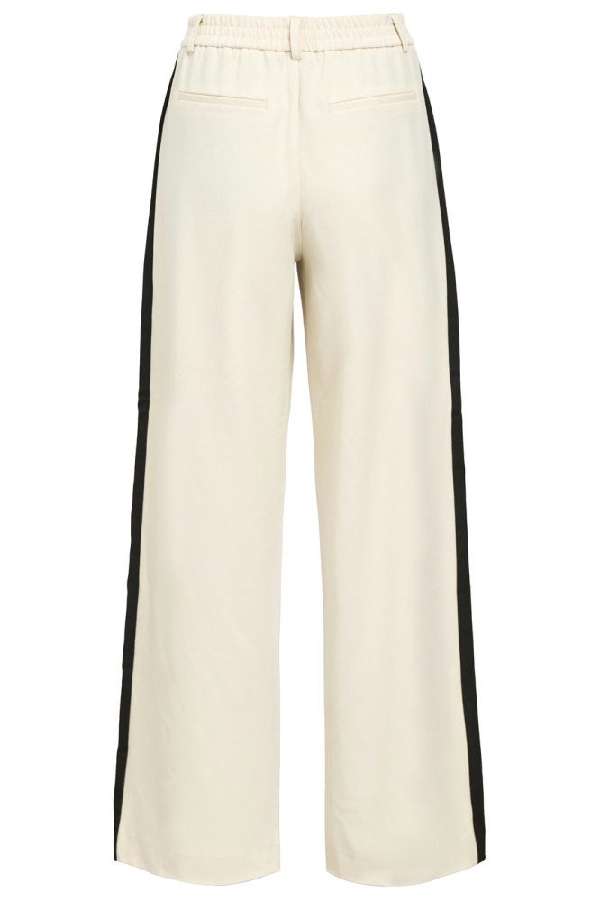 OBJLISA WIDE PANT AOP NOOS 23040544 Sandshell/Black track