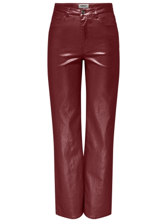 Only Broek ONLJUICY-VIV HW W METAL COATED PANT 15331673 SYRAH