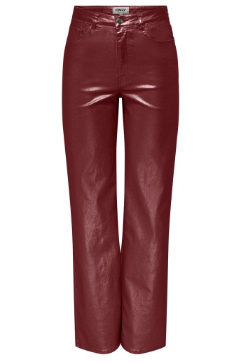 Only Broek ONLJUICY-VIV HW W METAL COATED PANT 15331673 SYRAH