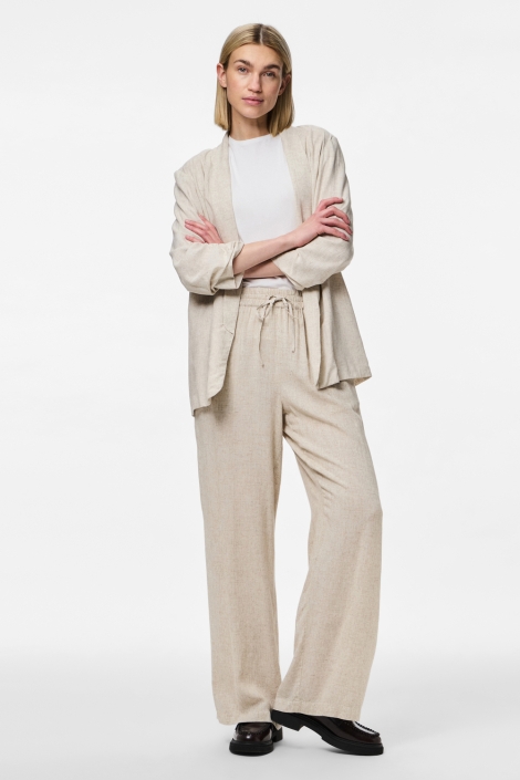 Pieces pcpia hw wide pants wvn noos