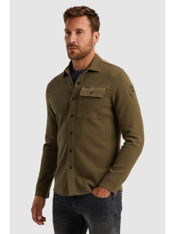 PME legend Overhemd SHIRT JACKET MET WAFELSTRUCTUUR PSI2411254 8035