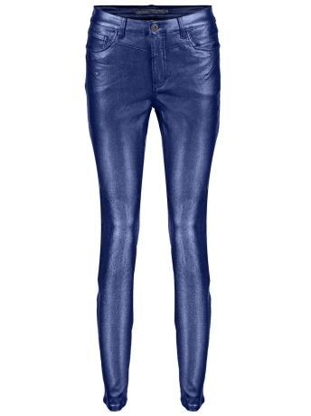 Geisha Broek SLIM FIT COATED JEANS 41500 10 COBALT