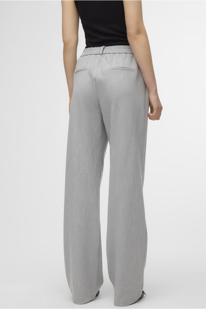 VMMAYA MW STRAIGHT SOLID PANT NOOS 10267718 LIGHT GREY MELANGE