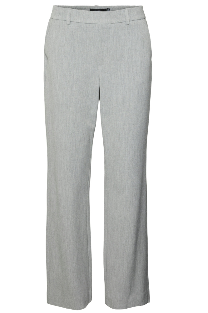 VMMAYA MW STRAIGHT SOLID PANT NOOS 10267718 LIGHT GREY MELANGE