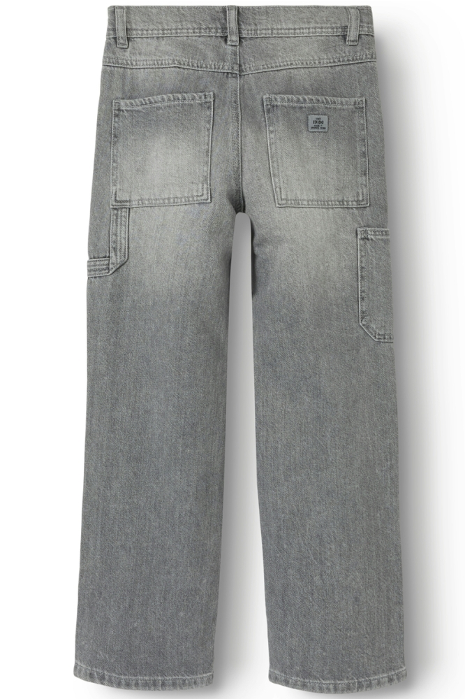 NKMRYAN STRAIGHT CARP JEANS 5950-DM 13240393 Light Grey Denim