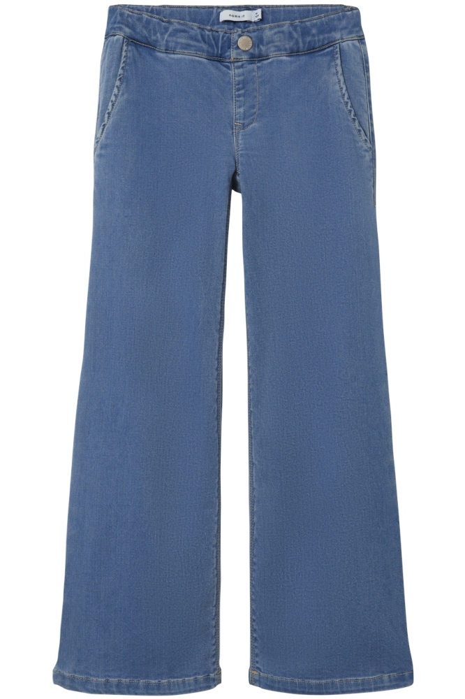 NKFSALLI WIDE JEANS 8293 -TO NOOS 13224628 Light Blue Denim