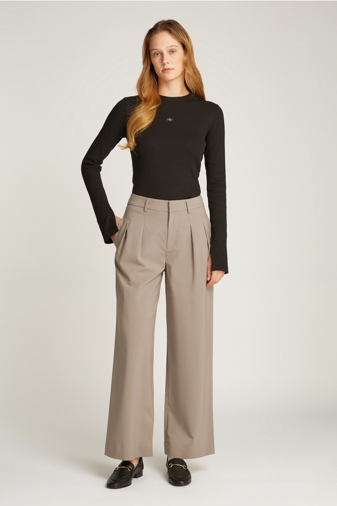 TAILORED WIDE LEG PANTS J20J224849 PFW TAUPE GRAY