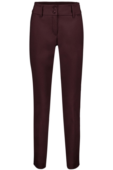 Red Button Broek DIANA SMART SRB4383 BURGUNDY