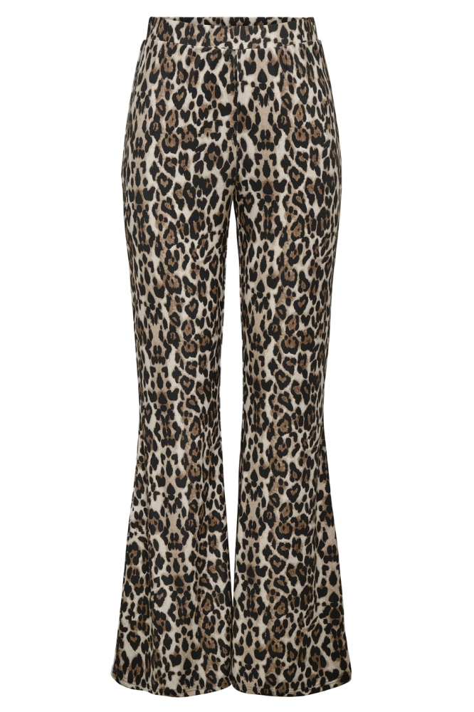 ONLANNA RIB FLARED AOP LEGGING CS J 15325339 Black/Leo