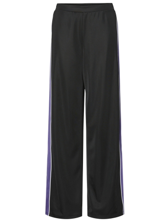 Pieces Broek PCFELICIA HW WIDE PANT JRS D2D FSY 17157771 BLACK/ULTRAVIOLET