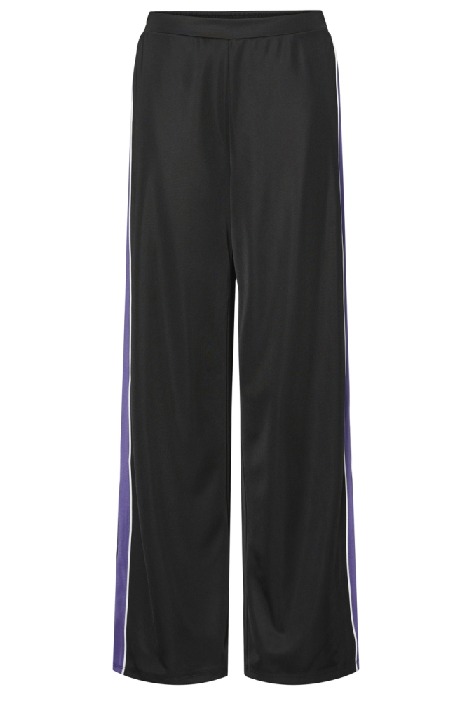 PCFELICIA HW WIDE PANT JRS D2D FSY 17157771 BLACK/ULTRAVIOLET