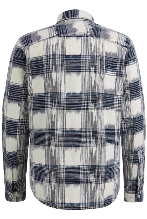 Cast Iron long sleeve shirt check with ikat