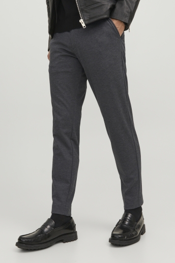 Jack & Jones Broek JPSTMARCO COOPER CHINO NOOS 12237523 DARK GREY MELANGE